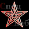 Световое панно "Звезда". Красная. 60 см 1